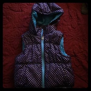 Girls purple vest